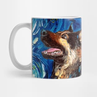 German Shepherd Night 2 Mug